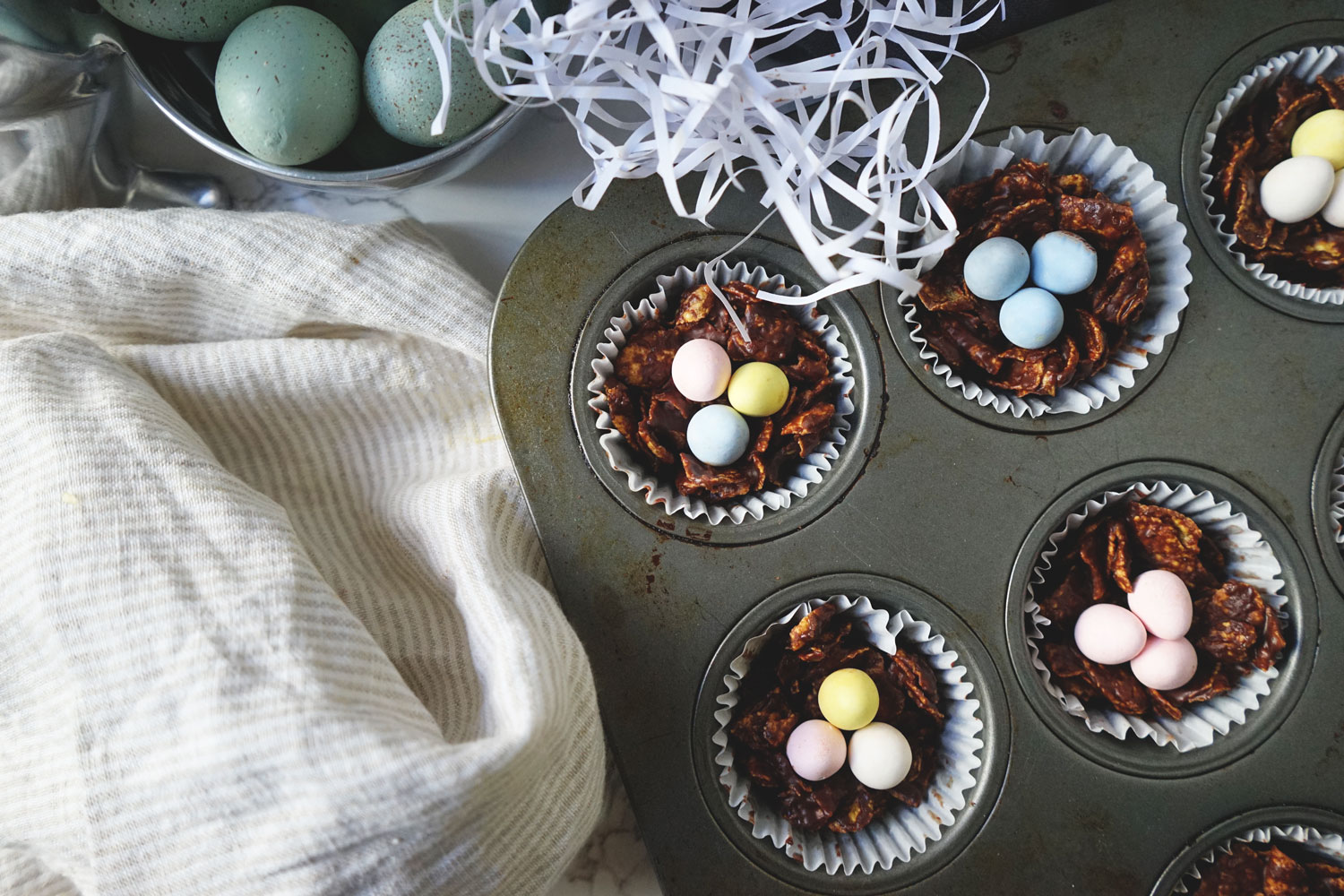 Chocolate Cornflake Nests