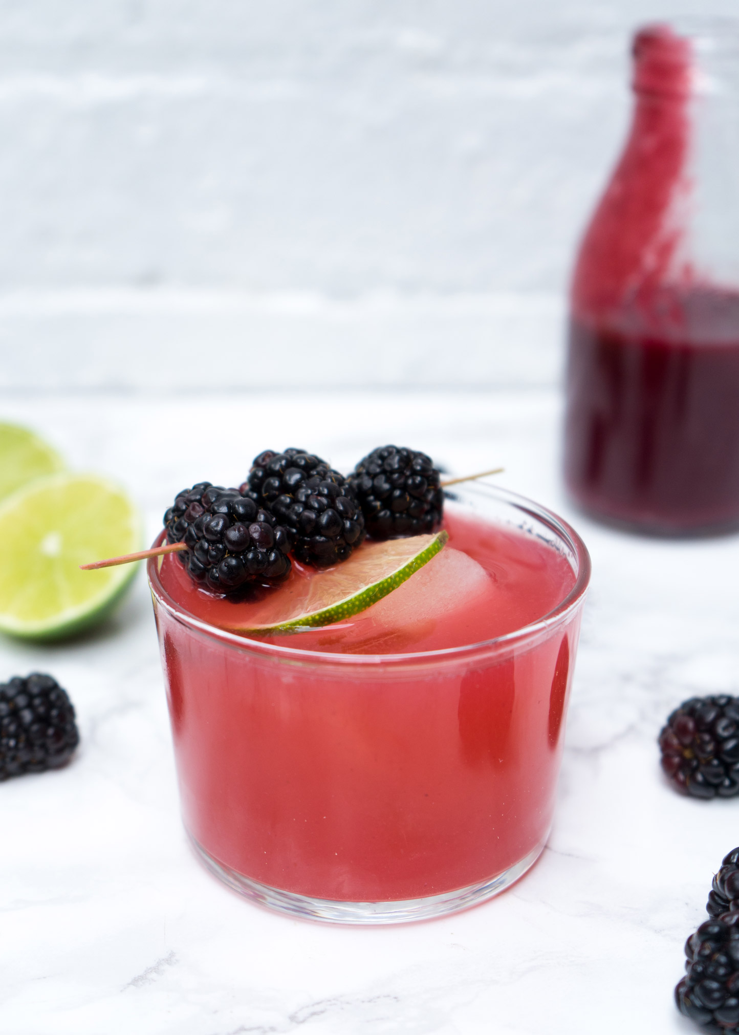 Blackberry-Lime Spritz