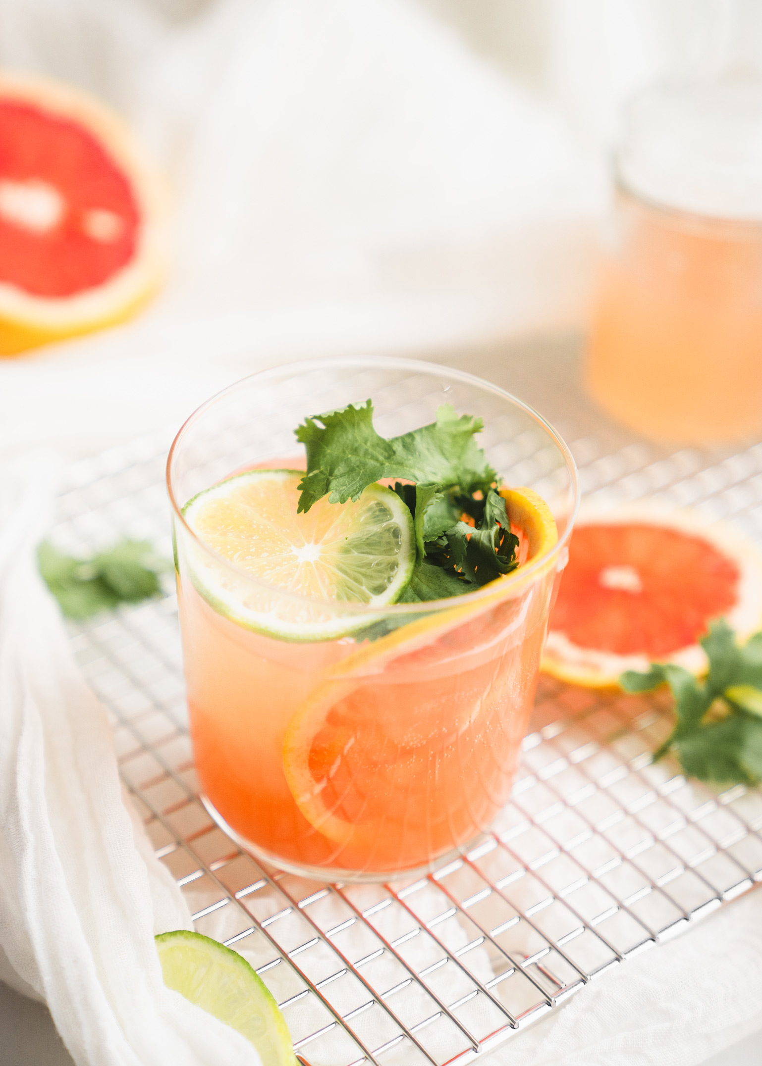 Cilantro Grapefruit Paloma